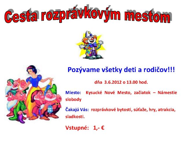 Cesta rozprávkovým mestom